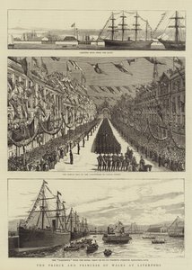 Il Principe e la Principessa del Galles a Liverpool
